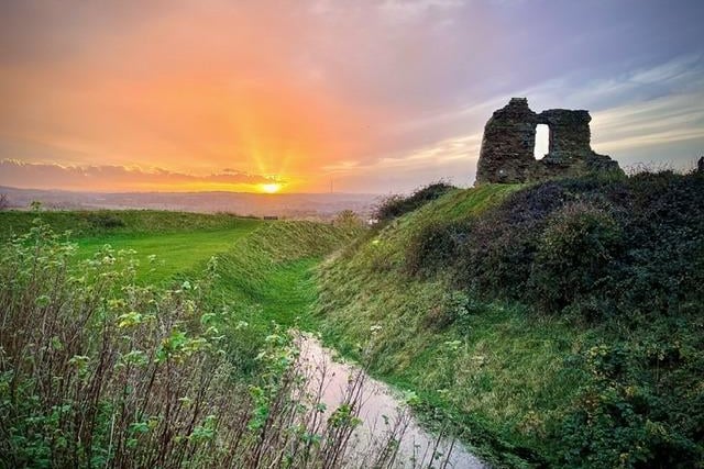 Paul Barrow shared this incredible photo of Sandal Castle.