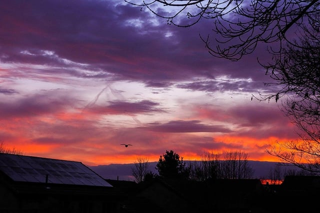 Sue Billcliffe snapped a photo of this incredible sunrise over Ryhill.