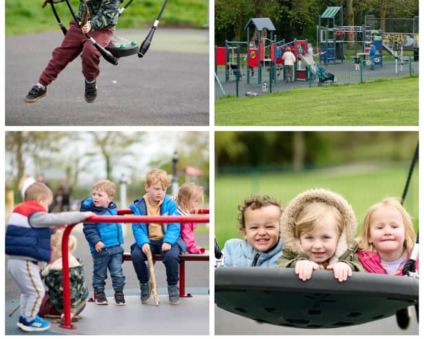 The new children's play area at Queen's Park in Castleford has opened.