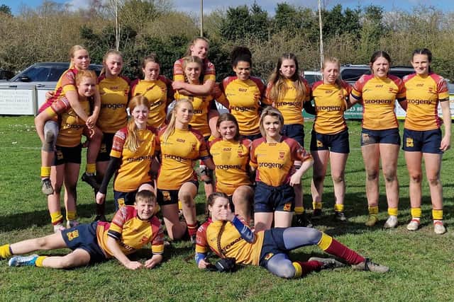 Sandal RUFC Girls U16s won the National Cup in a memorable final against Horsham at Worcester.