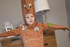 Sarah Brown shared a photo of Rowan as Stickman.
