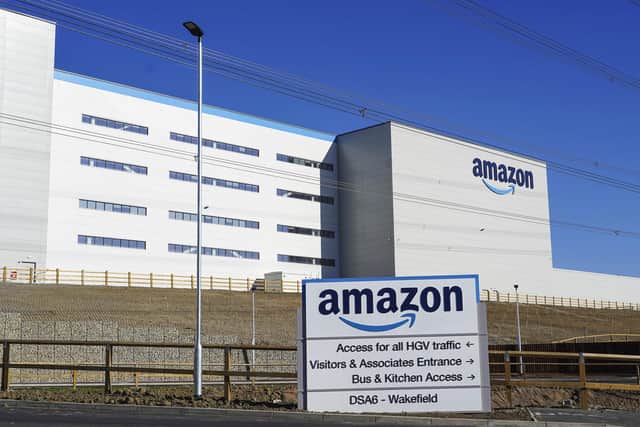 The new Amazon warehouse in Wakefield. Picture Scott Merrylees