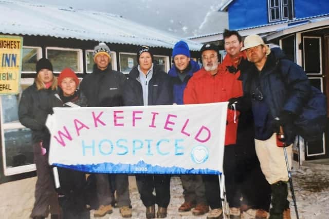Having completed various challenges over the past three decades and together with friends and family, Helen has raised more than £800,000 for Wakefield Hospice.