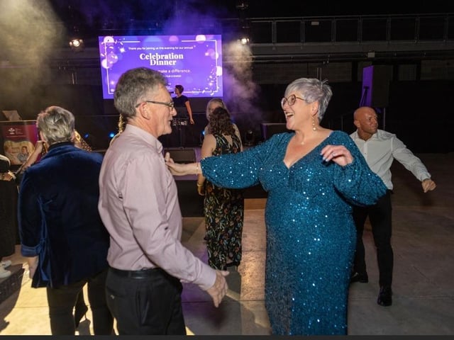 People took to the dance floor