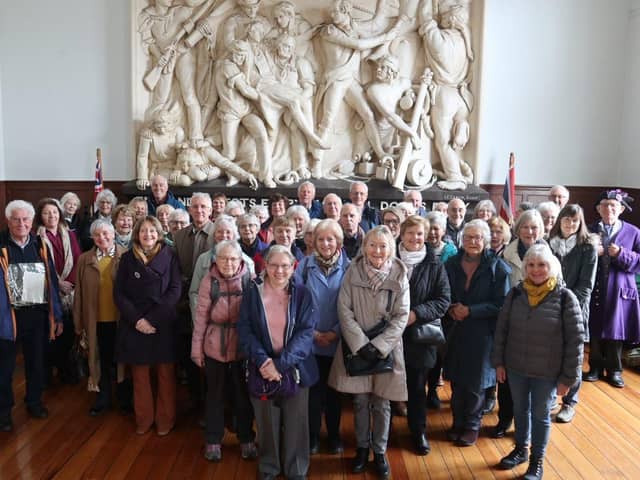 The visitors got the opportunity to see sights such as Pontefract Town Hall and Pontefract Castle, as well as a wander through the town