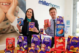 Jenny Morris and Chris Carlin from Miller Homes.