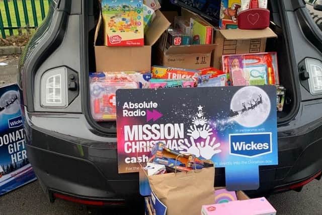 Marc donated a car boot's worth of toys to the appeal.