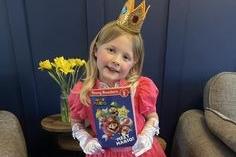Faye Simone Bailiff Lindsay shared a photo of Dolly, aged five, as Princess Peach.