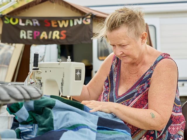Lucy Kelly - solar sewing repairs