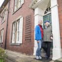 Sarah Bird with her mum Beryl Lacy, outside one of their properties in The Mount, Normanton, which are heading for auction.