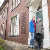 Sarah Bird with her mum Beryl Lacy, outside one of their properties in The Mount, Normanton, which are heading for auction.