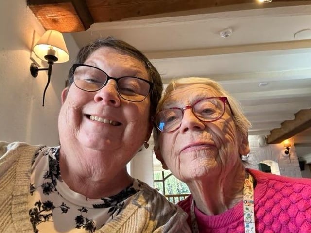 Sue Tancos wrote: "My mum as done so much for me over the years. We are now miles apart - I live in America but video call her everyday. Mum, you are so special to me and you are in my thoughts every day."