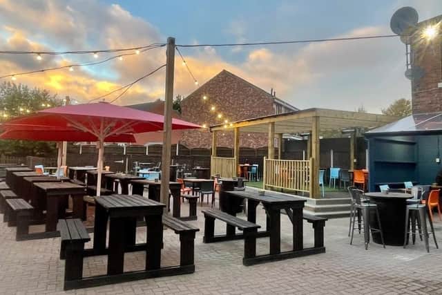 The Railway has been turned into an all-year-round garden, with improved seating areas and more heating for the winter months, a refurbished outdoor stage including a roof, and a larger external TV to watch all important sports games.