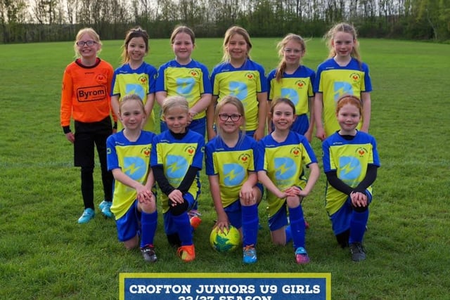 Crofton Juniors U9s Girls.