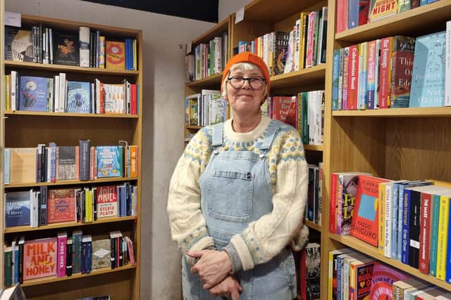 Sandra Carlon helps to support youth music by donating profits from her shop to a different music organisation each year.