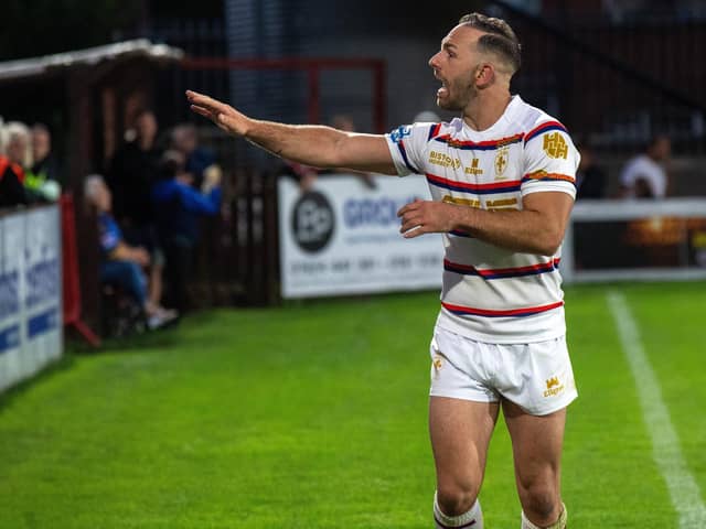 Luke Gale earned praise from his head coach for his influence on the Wakefield Trinity team in their win over Salford Red Devils. Picture: Bruce Rollinson