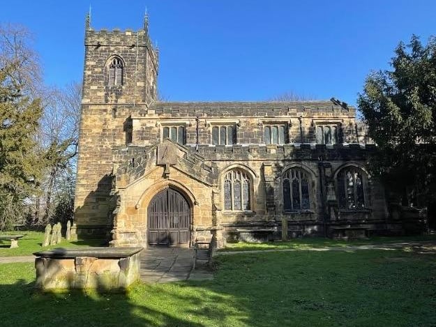 Gorgeous blue skies over the church at Foulby in the grounds of Nostell Priory, taken by Steve Turner