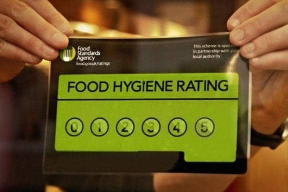 The Food Standards Agency carries out inspections and rates the observed hygiene standards on a scale from zero to five.