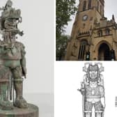 Planning permission has been granted to build a controversial Amazon love god statue near to Wakefield Cathedral.