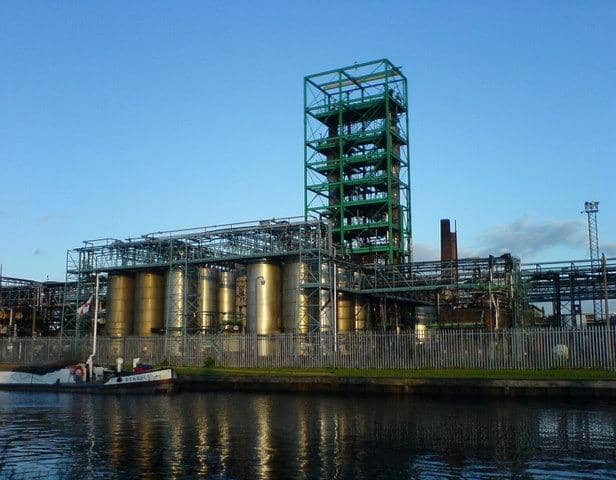 Castleford's Hickson & Welch chemical plant in 2006, the year after it closed its doors for good.
