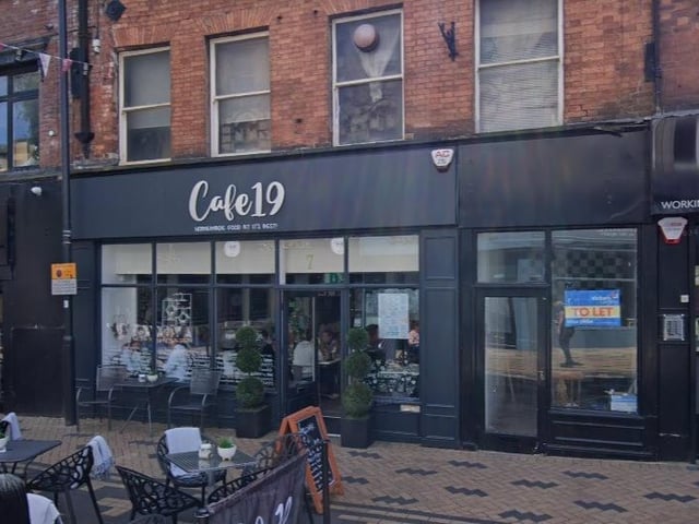 Cafe 19. Special: Rhubarb crumble pots with custard (to eat in or takeaway!), rhubarb milkshakes alongside a selection of cakes and their popular homemade rhubarb burgers. Find them at: 7 Cross Square, Wakefield WF1 1PQ.