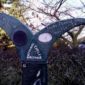 Volunteers are getting ready to spruce up a cycle network milepost in Wakefield.