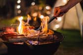 The bonfire night barbecue.