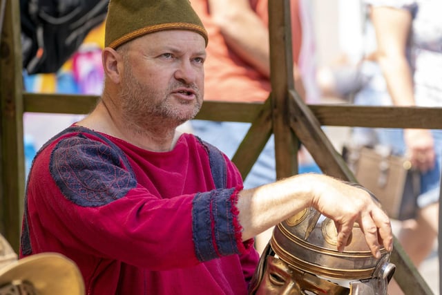 Visitors celebrated Castleford’s Roman heritage during the free family fun day.