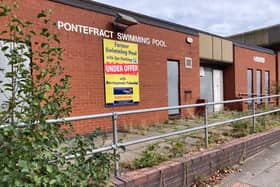Pontefract Swimming Pool on Stuart Road closed in 2021. LDRS image