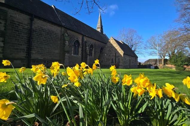 Ryhill Church in clear blue skies and sunshine, shared by Sue Billcliffe.