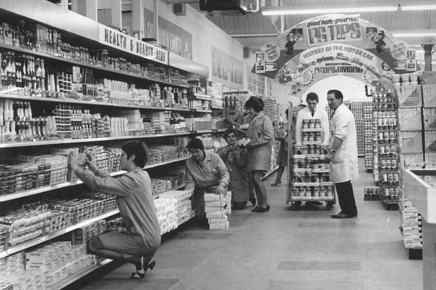 Lion Store in Providence Street in the 1960s.
