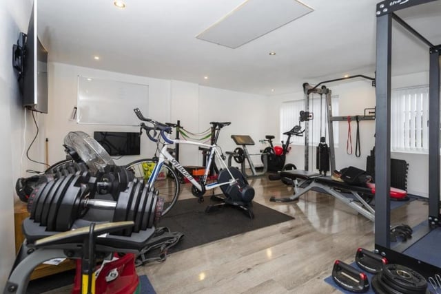 The former garage has been converted in to a home gymnasium which creates a fantastic versatile space. Having twin uPVC double glazed windows to the front elevation and French door which provides access to the rear garden.