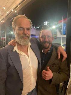 Craig Antony McArdle said: "After show party with Hugo Weaving."