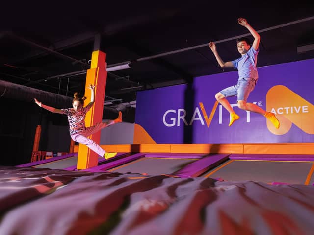Visitors can take part in some of the Gladiator challenges at Gravity Active this spring.