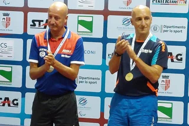 Phil Cawser and Ray Hurst brought back a bronze medal from the European Veterans Table Tennis Championships.