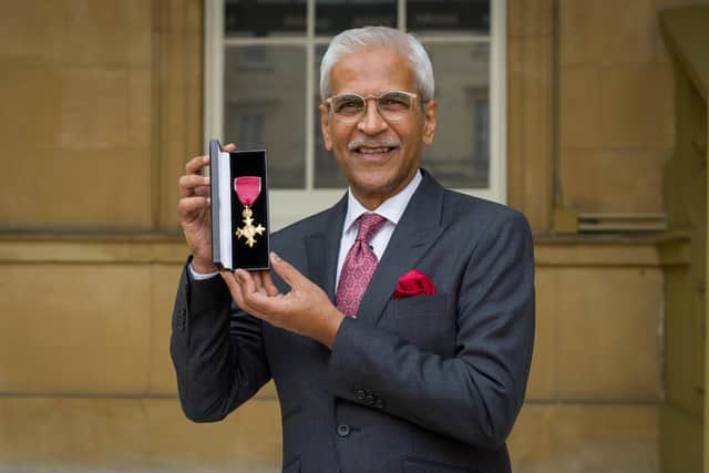 SUBMIT IMAGE - Professor Mahendra Patel who has received an OBE for services to Pharmacy. 