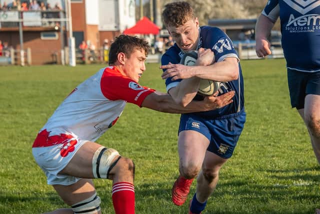 Richard Dedicoat scored two tries in Pontefract's opening game of the season. Picture: Jonathan Buck