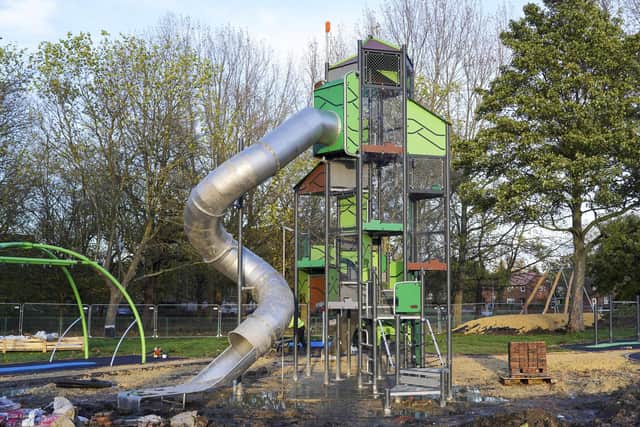 The play area at Thornes Park is due to open on Friday, November 25.