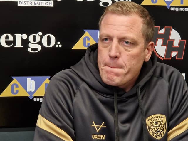 Castleford Tigers head coach Ryan Carr was unhappy with decisions made by the officials in his side's Challenge Cup defeat to St Helens.