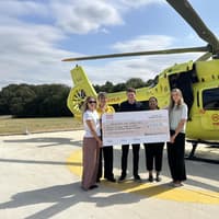 Wakefield farm shop raises over £11,000 for Yorkshire Air Ambulance ​