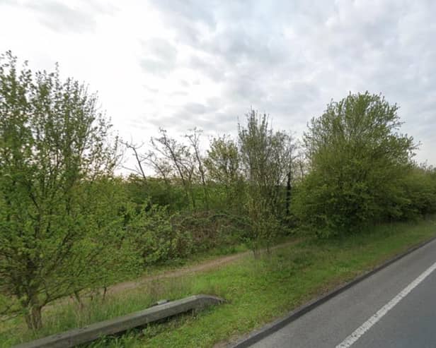 The site is located southeast of the Normanton bypass. Picture by Google