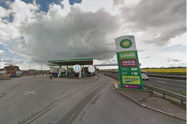 Darrington Services, on the A1 southbound