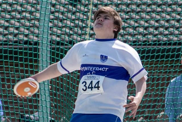 Harrison Carter was in good form in his discus event in a Yorkshire League meeting.