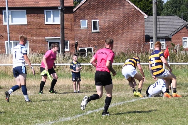 Try time for Normanton Knights. Picture: Rob Hare
