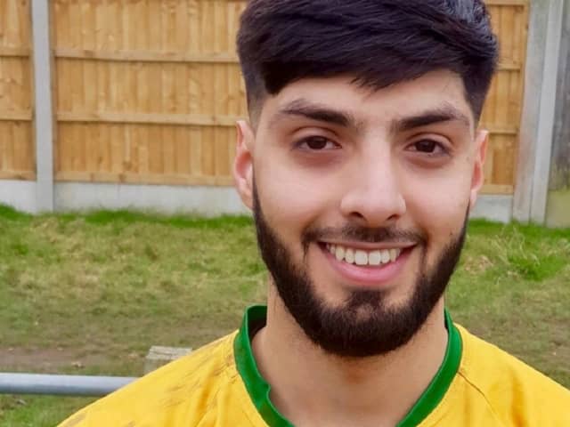 Wakefield Athletic A's match winner Mohammad Usman in their Premiership Two 3-2 home success over Crown Scissett.