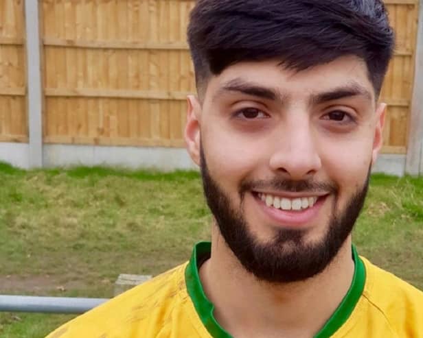Wakefield Athletic A's match winner Mohammad Usman in their Premiership Two 3-2 home success over Crown Scissett.