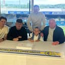 Bobby Mitchell officially signed his contract on Monday at Elland Road.