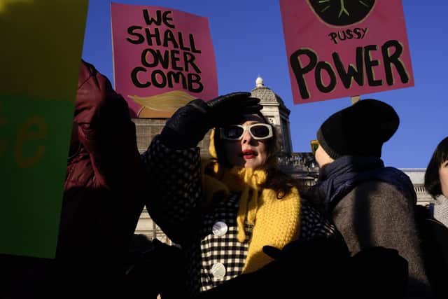 Hannah Starkey, ‘Pussy power’, Women’s March, London 2017, © Hannah Starkey.