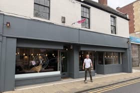 Chris Walker outside Ego on Ropergate, Pontefract.