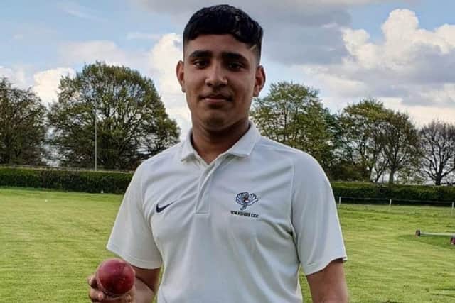 Yorkshire Academy prospect Jawad Akhtar.